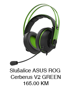 Slušalice Asus ROG Cerberus V2 Green